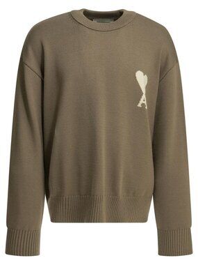 Ami Paris Wool-Blend Crew-Neck Sweater Tag Size M Men